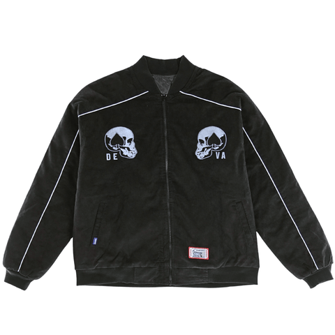 Road Crew Reversible Souvenir Jacket in black
