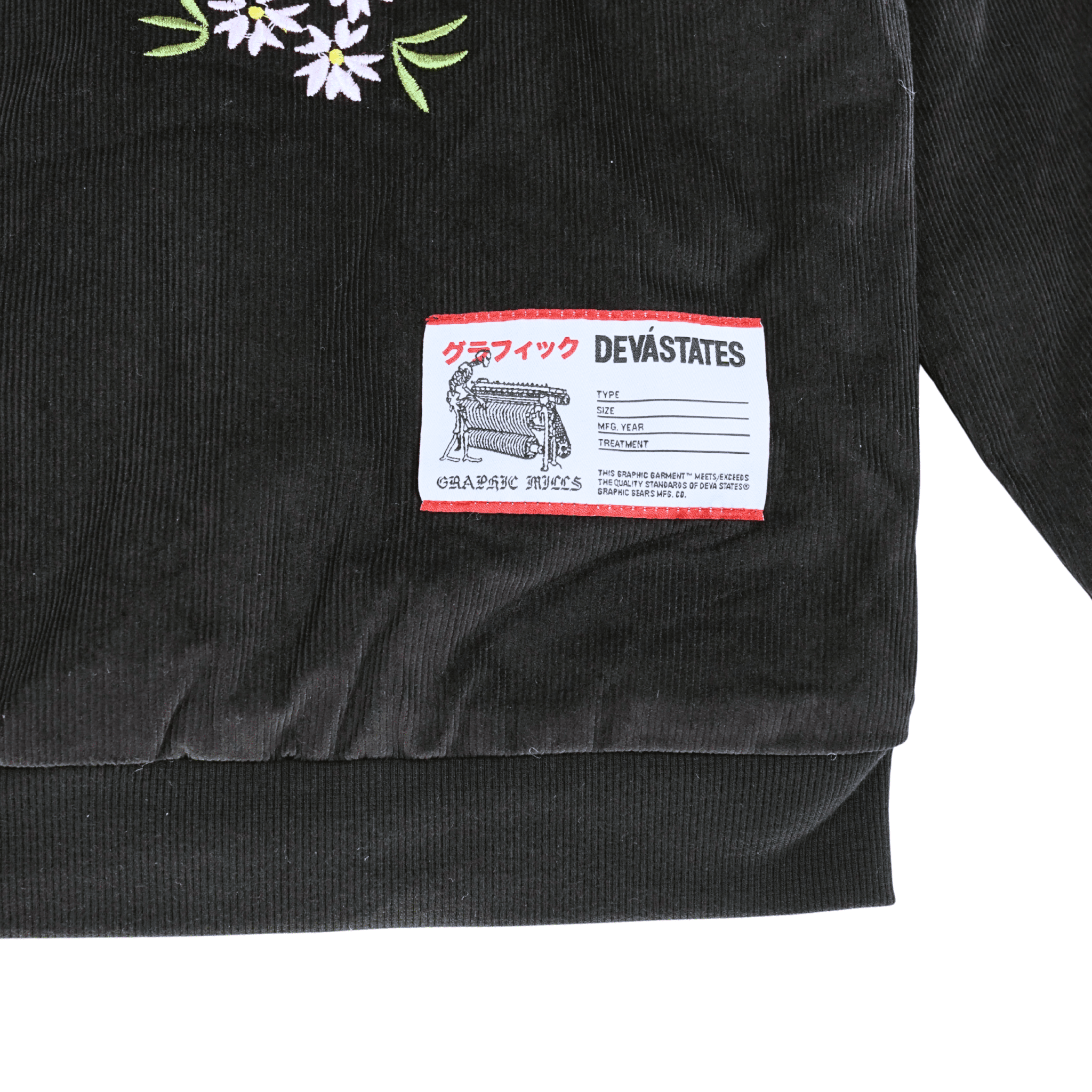 Road Crew Reversible Souvenir Jacket in black - Devá States - State Of Flux