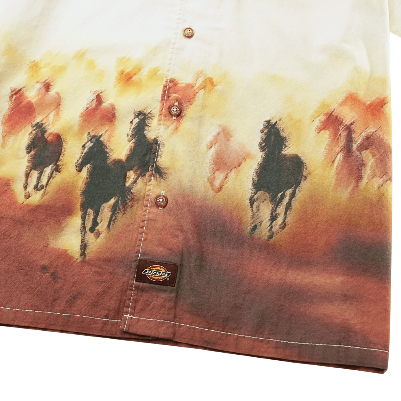 Running Wild Short - sleeve Shirt in oak bluff - Dickies - State Of Flux