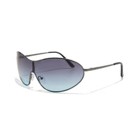 Ruse Sunglasses in polished pewter and turquoise - Szade - State Of Flux