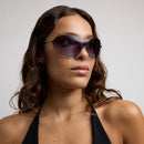 Ruse Sunglasses in polished pewter and turquoise - Szade - State Of Flux