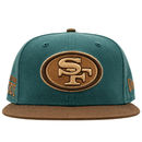 San Francisco 49ers 59Fifty Super Bowl XVI Fitted Hat in teal and brown - New Era - State Of Flux
