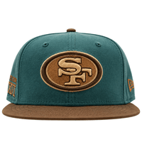 San Francisco 49ers 59Fifty Super Bowl XVI Fitted Hat in teal and brown - New Era - State Of Flux