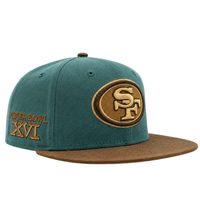 San Francisco 49ers 59Fifty Super Bowl XVI Fitted Hat in teal and brown - New Era - State Of Flux