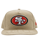 San Francisco 49ers Big Logo Visor 9Fifty Snapback Hat in beige - New Era - State Of Flux