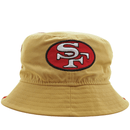San Francisco 49ers Helmet Bucket Hat in gold and scarlet - New Era - State Of Flux