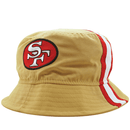 San Francisco 49ers Helmet Bucket Hat in gold and scarlet - New Era - State Of Flux