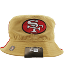San Francisco 49ers Helmet Bucket Hat in gold and scarlet - New Era - State Of Flux