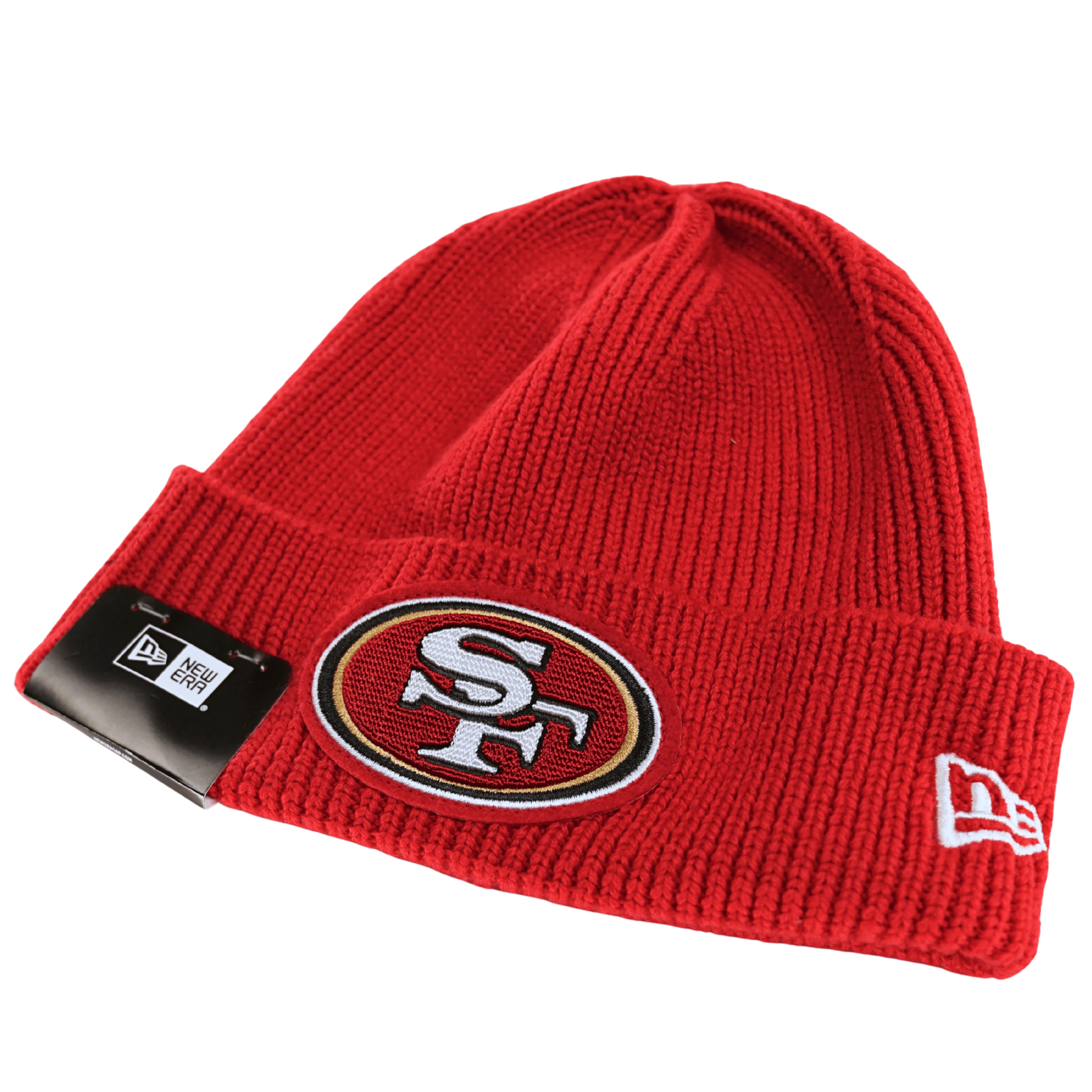 San Francisco 49ers Skull Knit Wool Beanie in scarlet