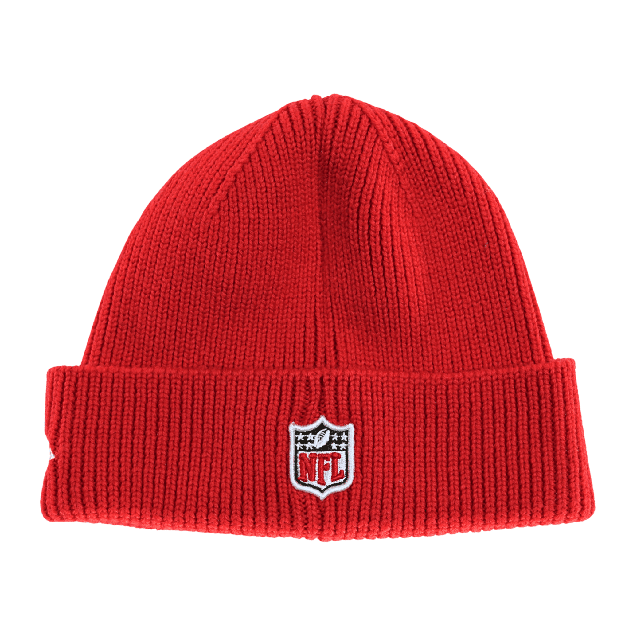 San Francisco 49ers Skull Knit Wool Beanie in scarlet - New Era - State Of Flux