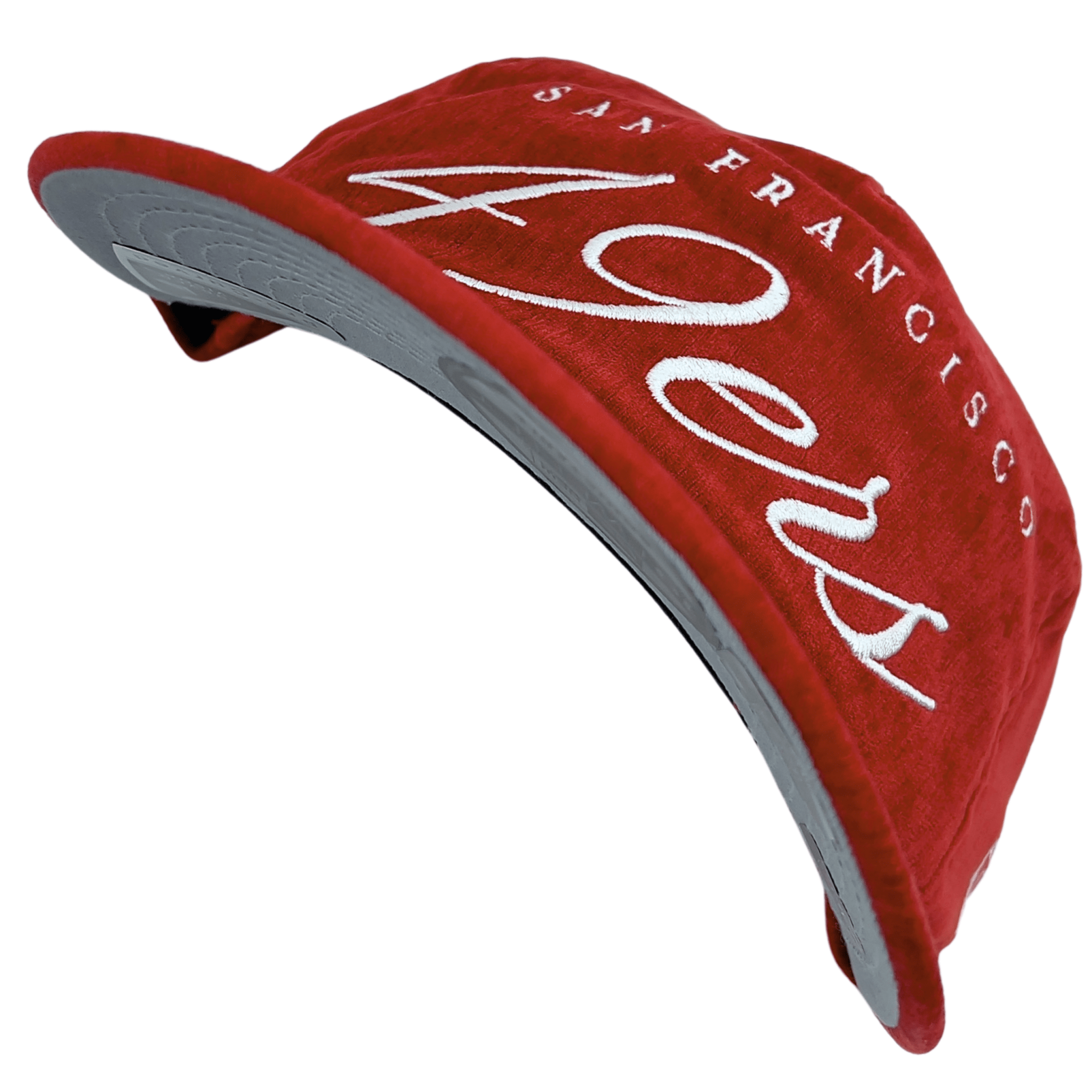 San Francisco 49ers Team Script 19Twenty Snapback Hat in cardinal and white