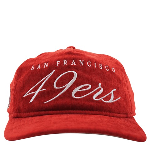 San Francisco 49ers Team Script 19Twenty Snapback Hat in cardinal and white