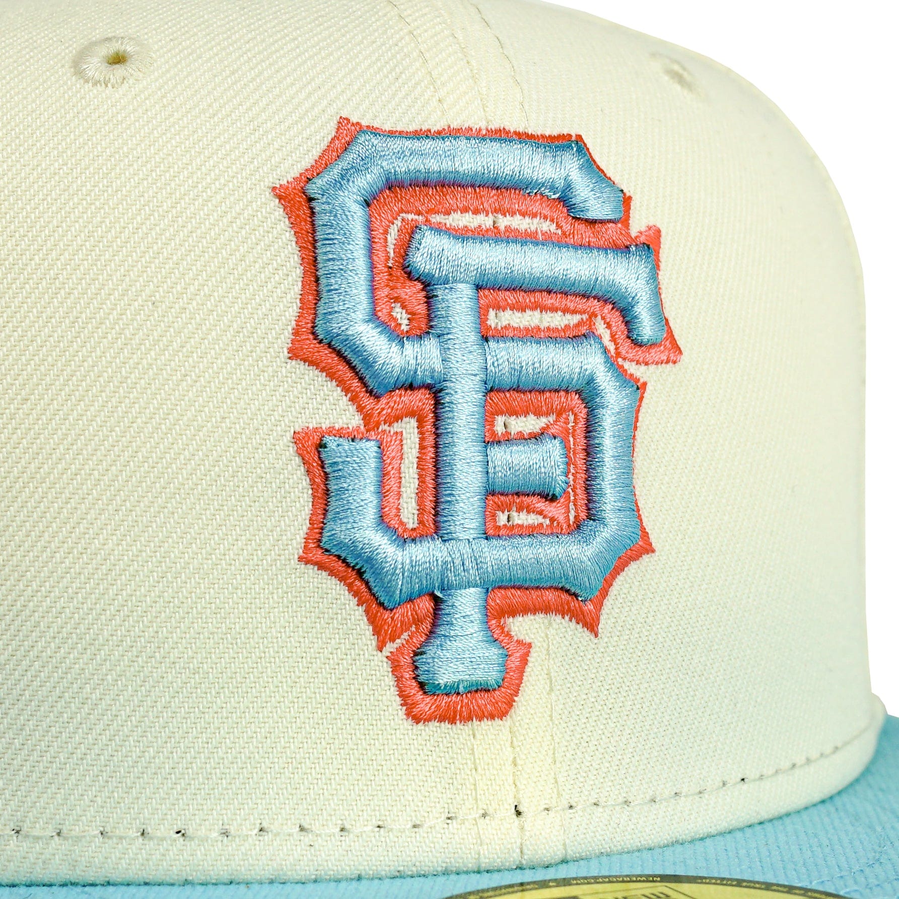 San Francisco Giants 2-Tone Colorpack 59Fifty Fitted Hat in cream and light blue - New Era - State Of Flux