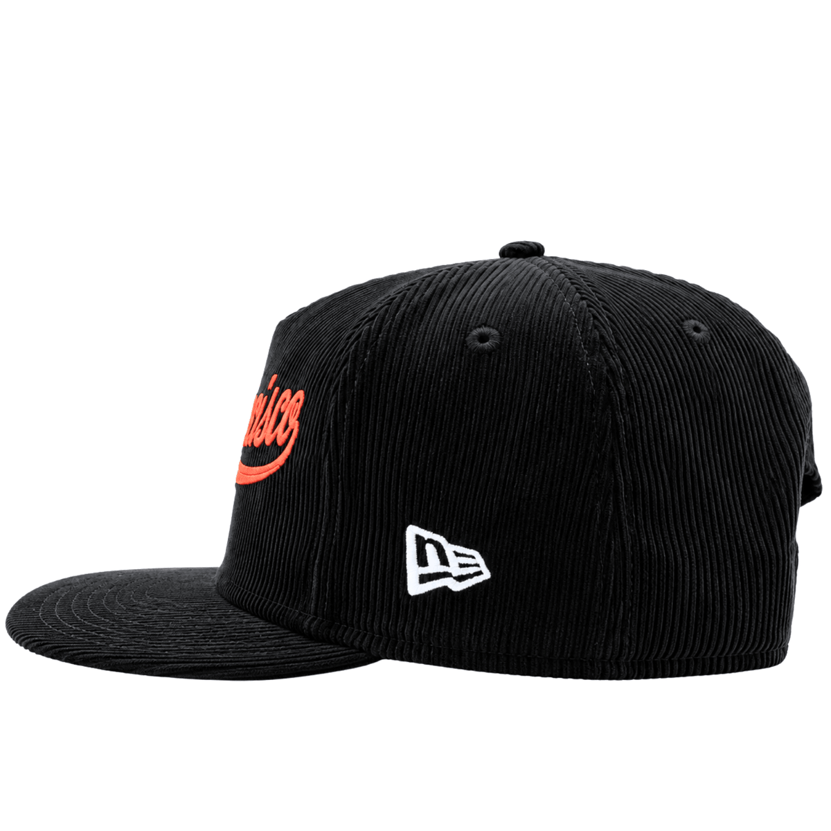 San Francisco Giants All-Star Trolley Corduroy 19Twenty Snapback Hat in black and orange - New Era - State Of Flux