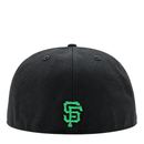 San Francisco Giants Burnin' Green 59Fifty Fitted Hat in black and metallic green - New Era - State Of Flux