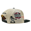 San Francisco Giants Out of the Park Snapback Hat in off white and black - Mitchell & Ness - State Of Flux