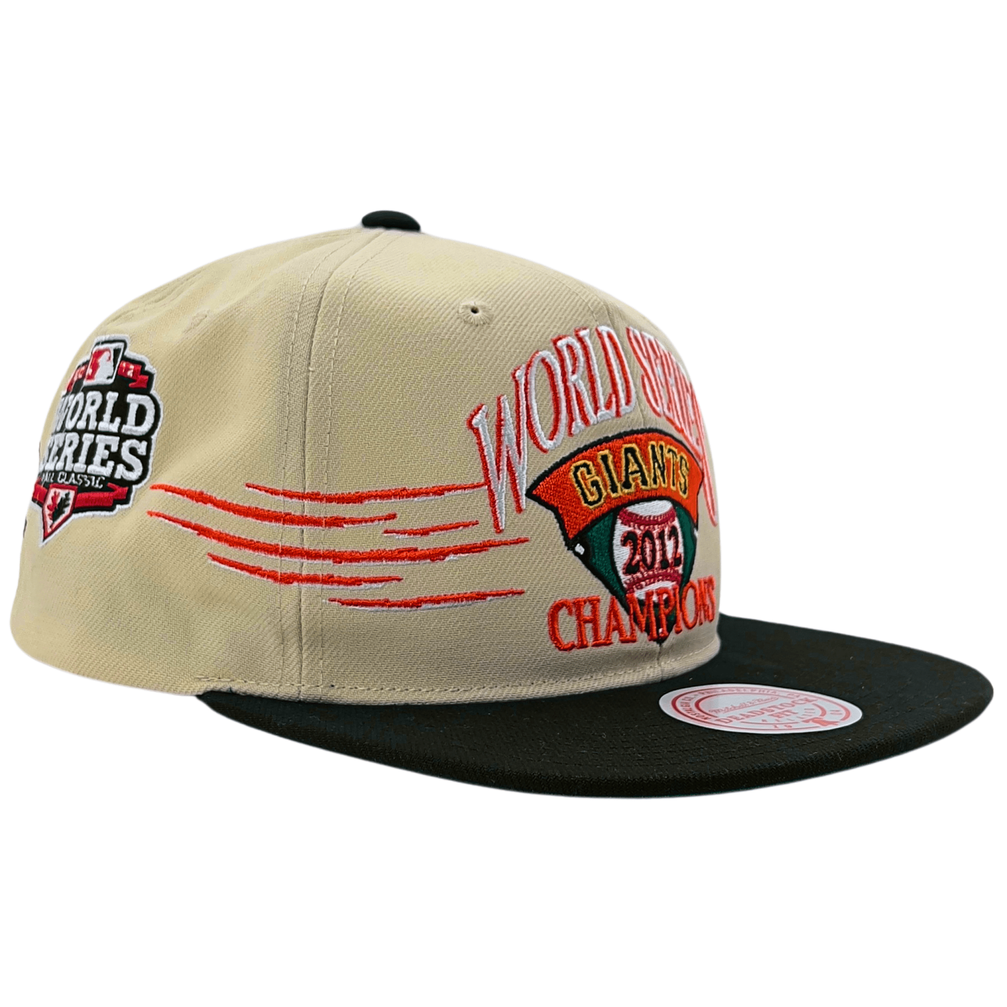 San Francisco Giants Out of the Park Snapback Hat in off white and black