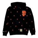 San Francisco Giants Repeat Hoodie in black - Mitchell & Ness - State Of Flux