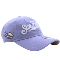 San Francisco Giants Splash Hit 9Twenty Adjustable Strapback Hat in lavender and white - New Era - State Of Flux