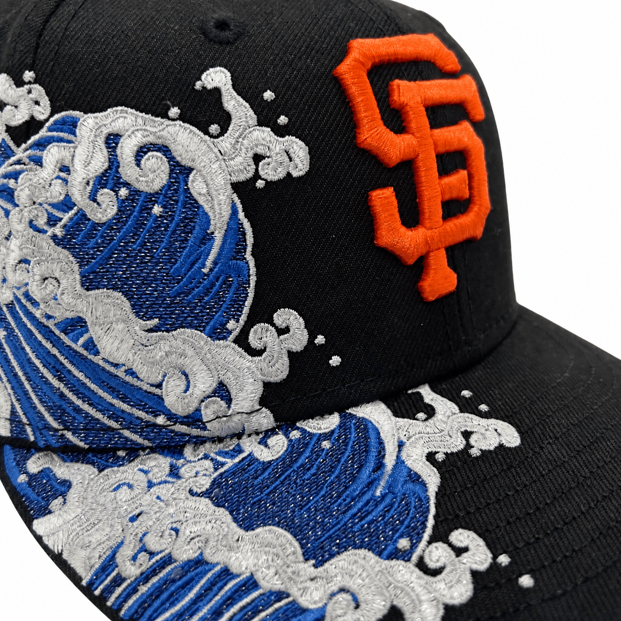 San Francisco Giants Surf Tide 59Fifty Fitted Hat in black and orange - New Era - State Of Flux