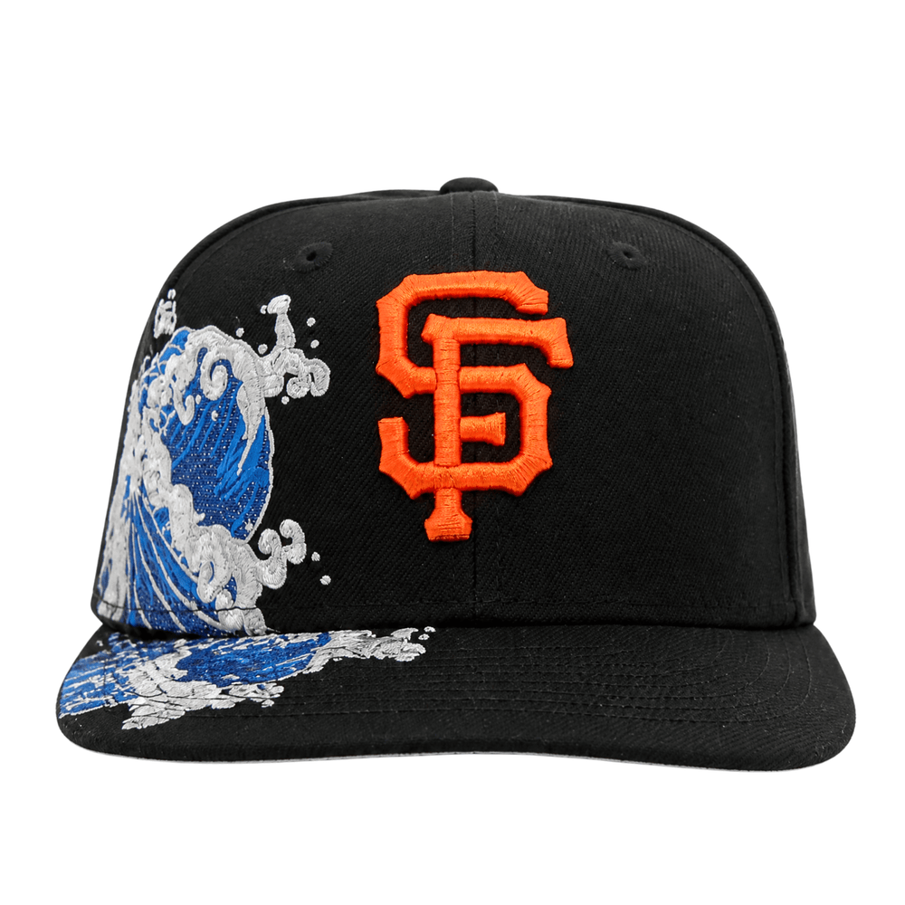 San Francisco Giants Surf Tide 59Fifty Fitted Hat in black and orange