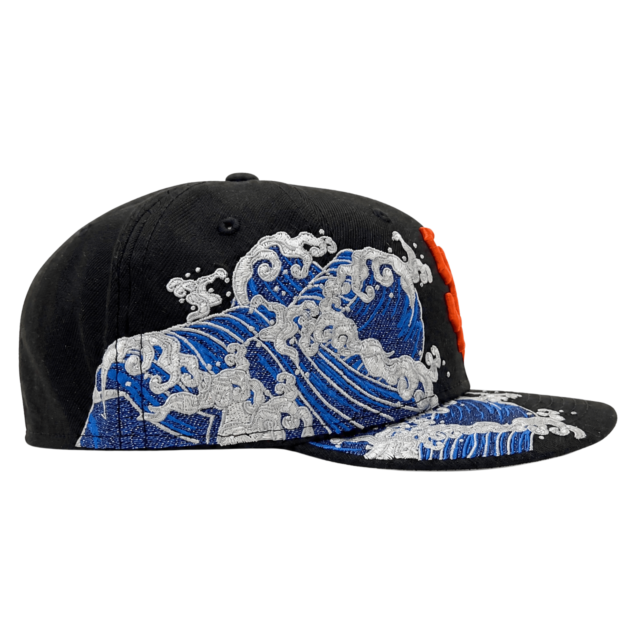 San Francisco Giants Surf Tide 59Fifty Fitted Hat in black and orange - New Era - State Of Flux