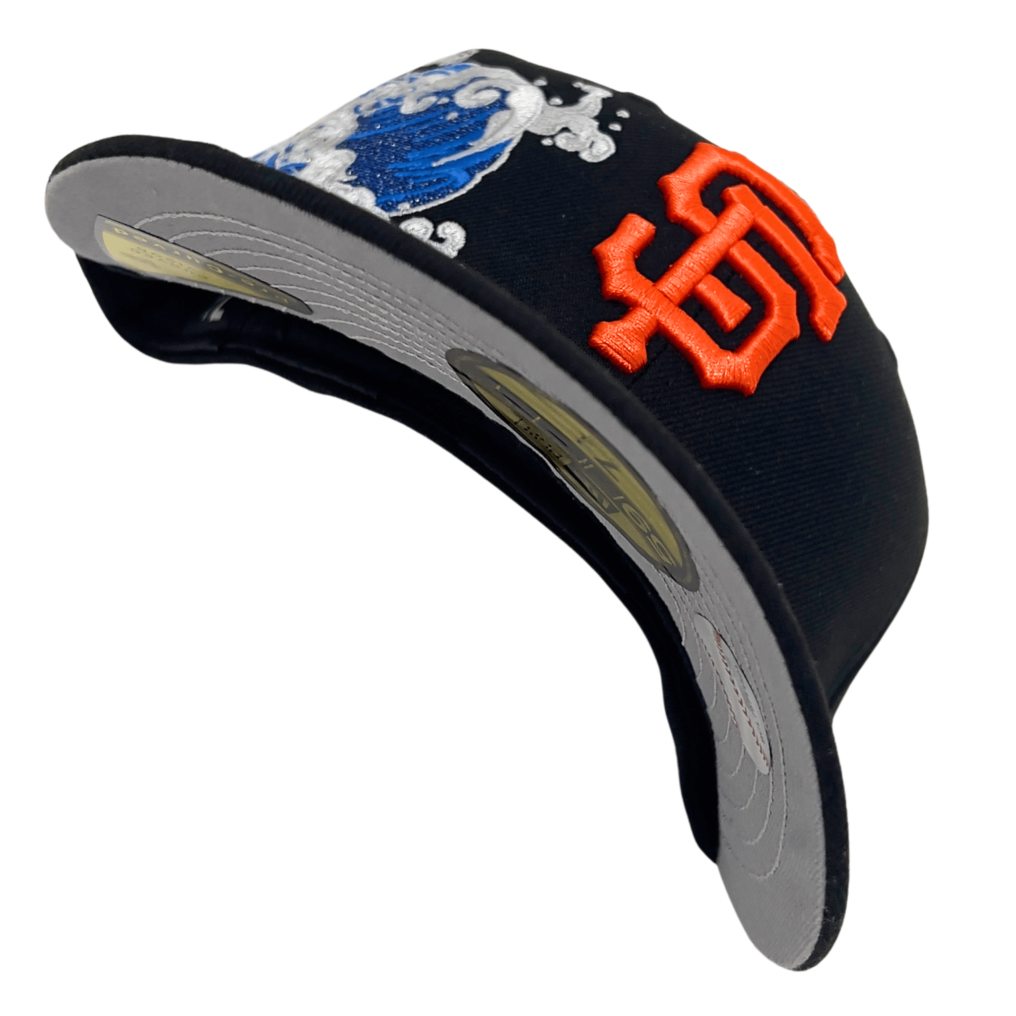 San Francisco Giants Surf Tide 59Fifty Fitted Hat in black and orange