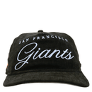 San Francisco Giants Team Script 19Twenty Snapback Hat in black and white - New Era - State Of Flux