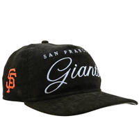 San Francisco Giants Team Script 19Twenty Snapback Hat in black and white - New Era - State Of Flux