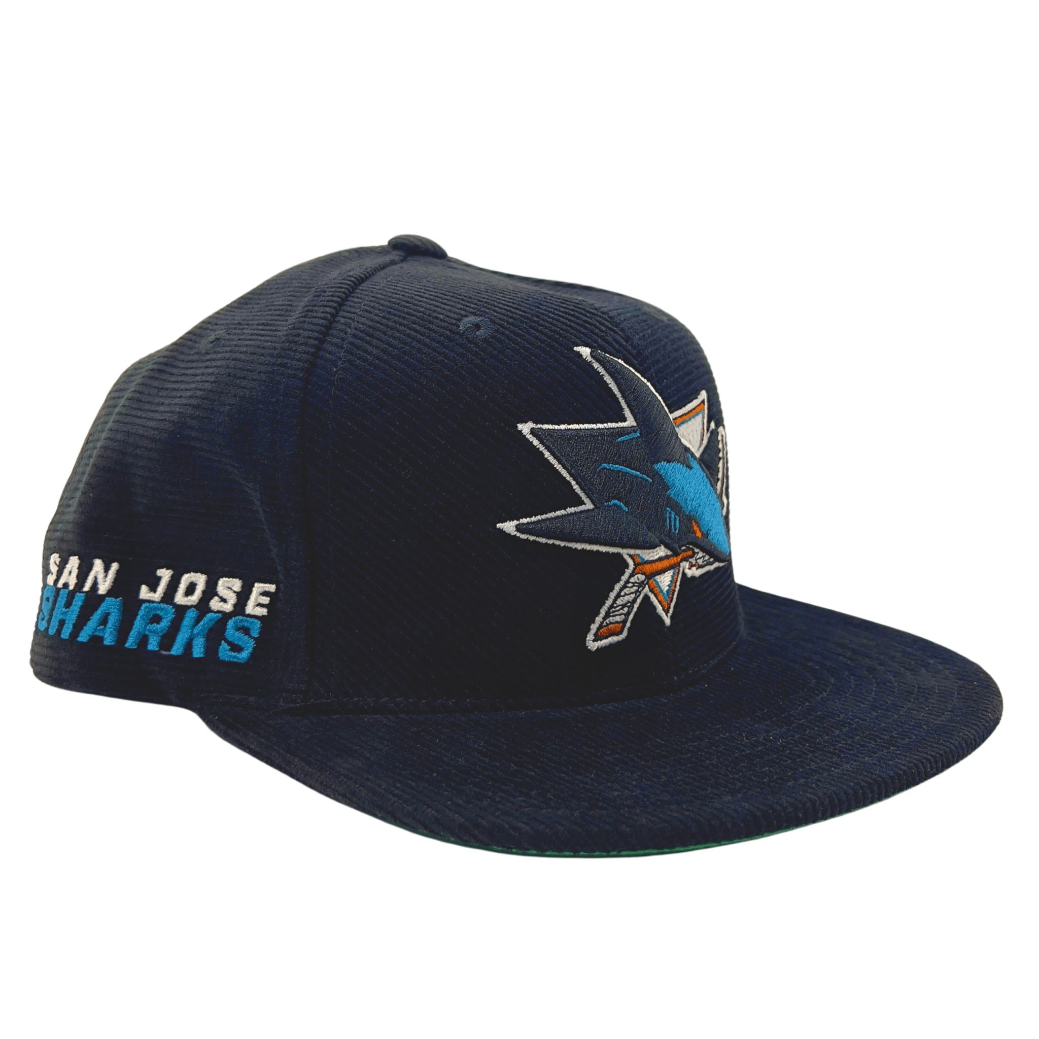 San Jose Sharks All Directions Snapback Hat in black State Of Flux