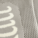 Scanner Knit Cardigan in light grey and white - XLARGE - State Of Flux