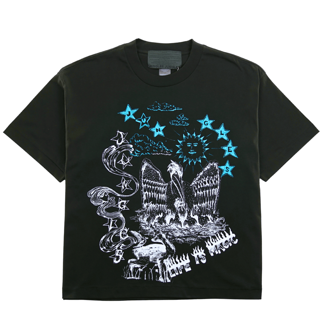 Scribbles Tee in black