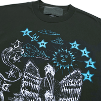 Scribbles Tee in black - Jungles Jungles - State Of Flux