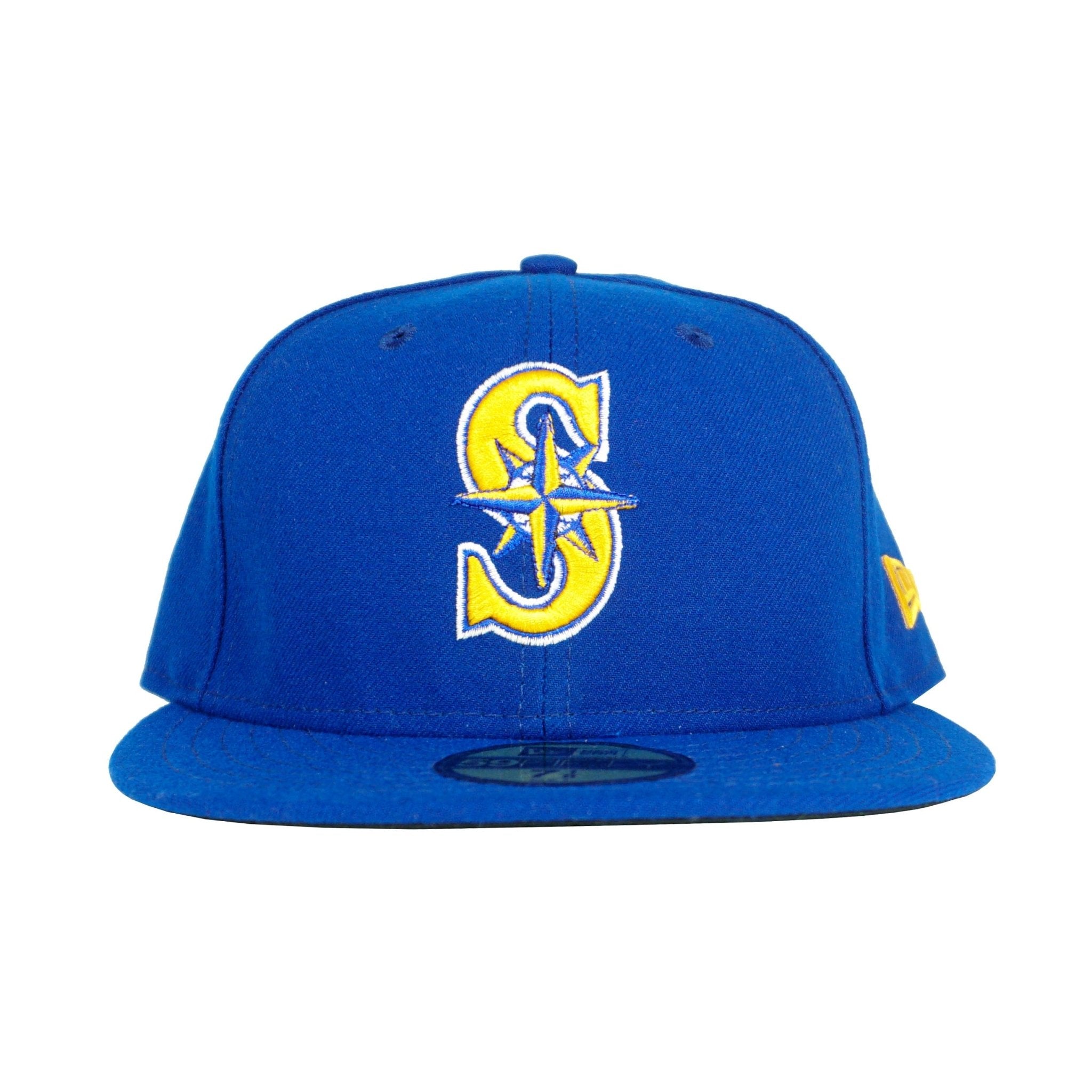 Seattle Mariners Authentic Collection 59Fifty Fitted Hat in royal blue