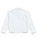 Selvedge Pleated Denim Jacket in white - Dickies - State Of Flux