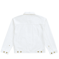 Selvedge Pleated Denim Jacket in white - Dickies - State Of Flux