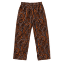 Semiwide Corduroy Chef Pants in paisley brown - Cookman - State Of Flux
