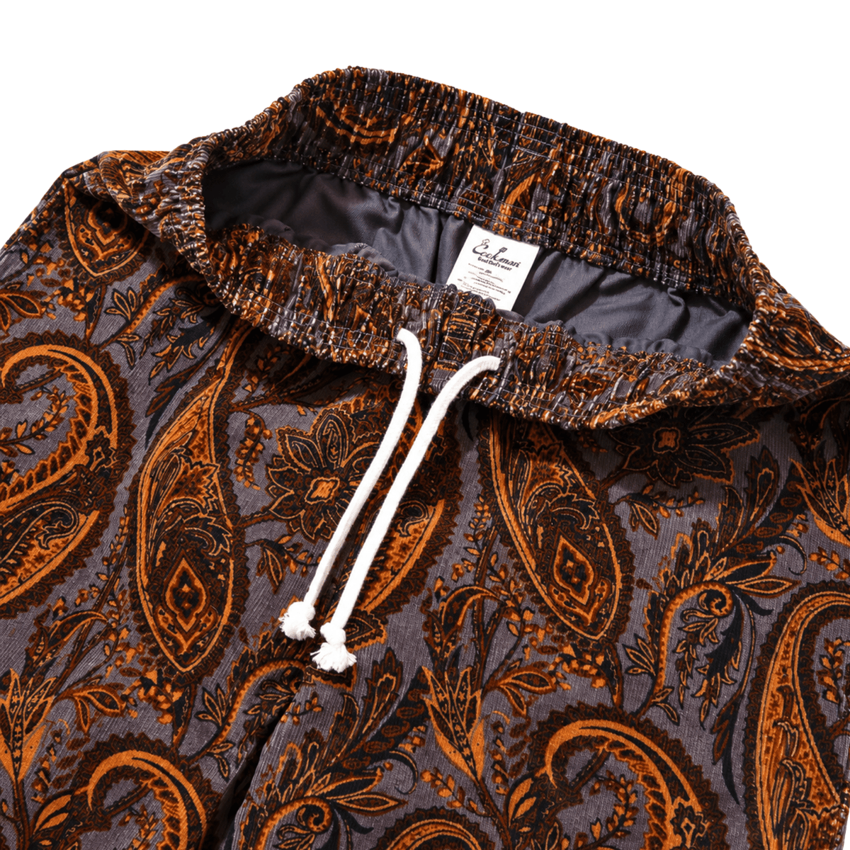 Semiwide Corduroy Chef Pants in paisley brown