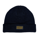 Short Knitted Mantra Beanie in black - State Of Flux - State Of Flux