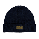 Short Knitted Mantra Beanie in black - State Of Flux - State Of Flux