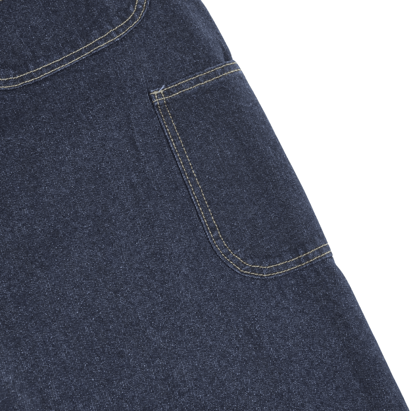 Single Knee Loose Denim Jeans in rinsed indigo blue - Dickies - State Of Flux
