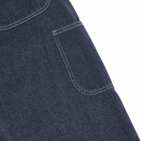 Single Knee Loose Denim Jeans in rinsed indigo blue - Dickies - State Of Flux