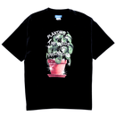 Smiley Seeds of Friendship Tee in black - MARKET - State Of Flux