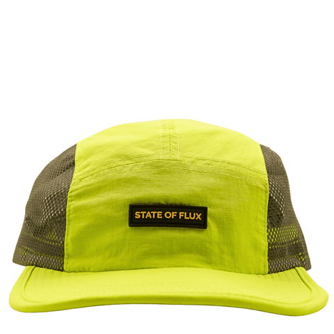 SOF Active 5-Panel Cap in lemon lime