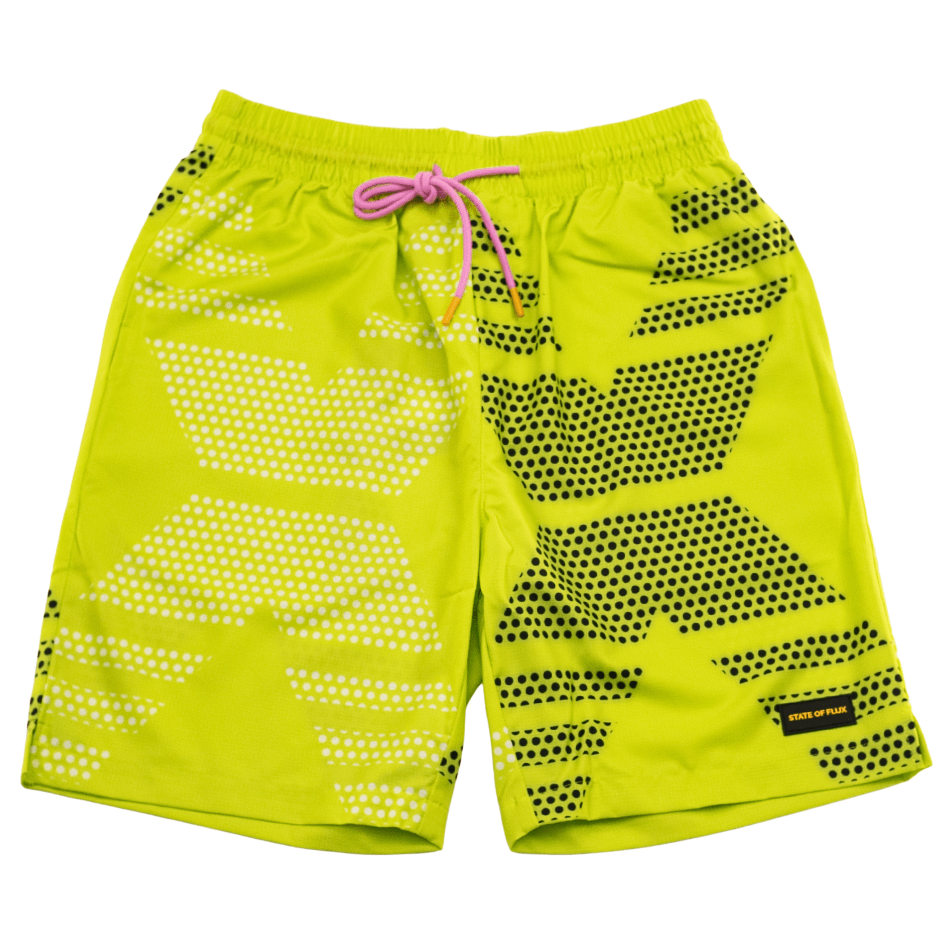 SOF Active Shorts in lemon lime - State Of Flux - State Of Flux