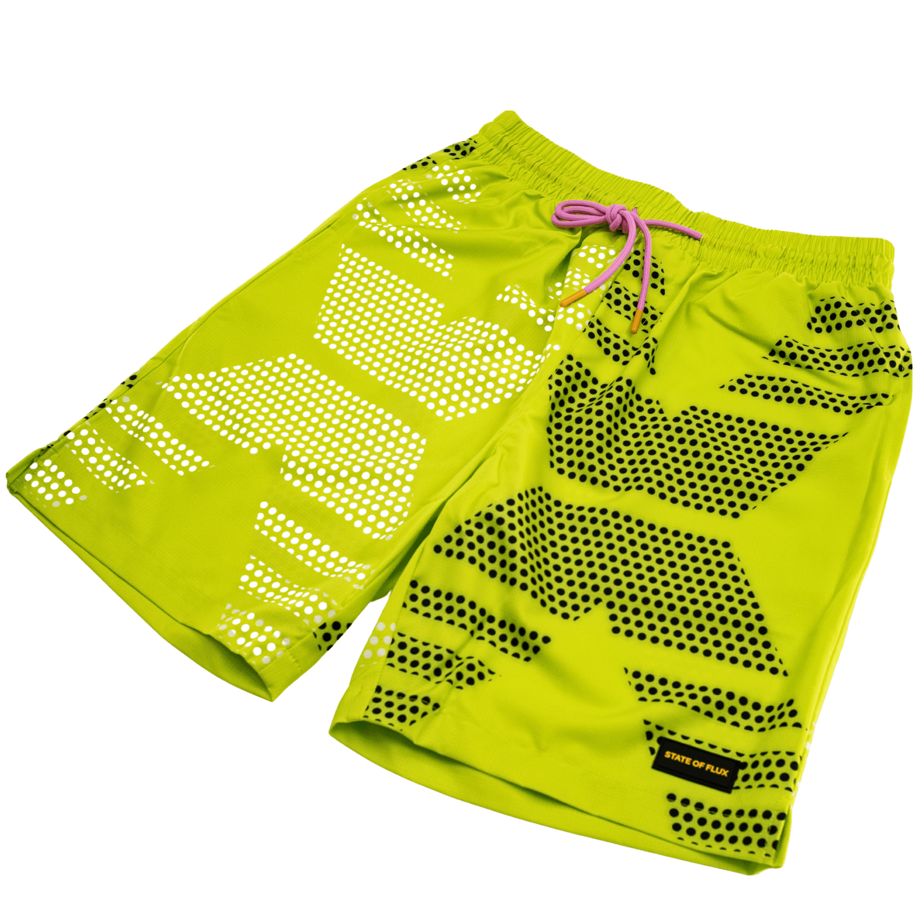SOF Active Shorts in lemon lime - State Of Flux - State Of Flux
