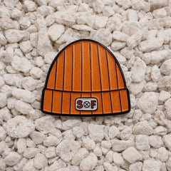 SOF Beanie Pin in orange