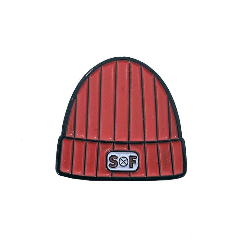SOF Beanie Pin in red - State Of Flux - State Of Flux