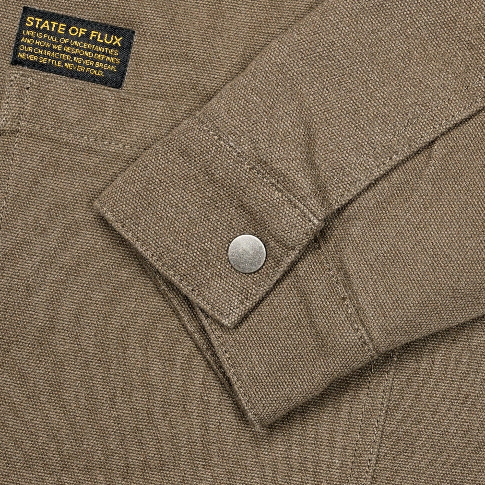 SOF Canvas Work Jacket in walnut - State Of Flux - State Of Flux