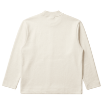 SOF Core Mock Neck Long - sleeve Shirt in cream - State Of Flux - State Of Flux